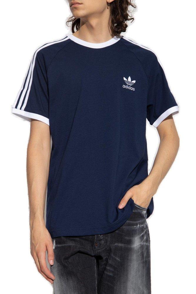 adidas Originals T-shirt With Logo in Blue for Men | Lyst