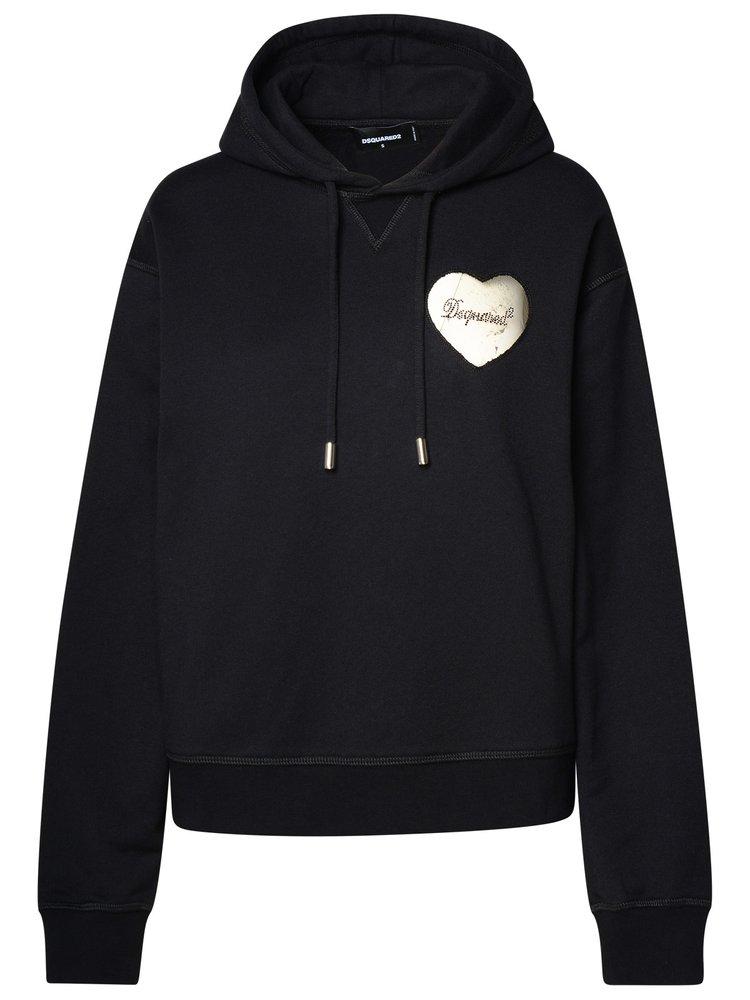 DSquared Cotton Sweatshirt in Black Lyst