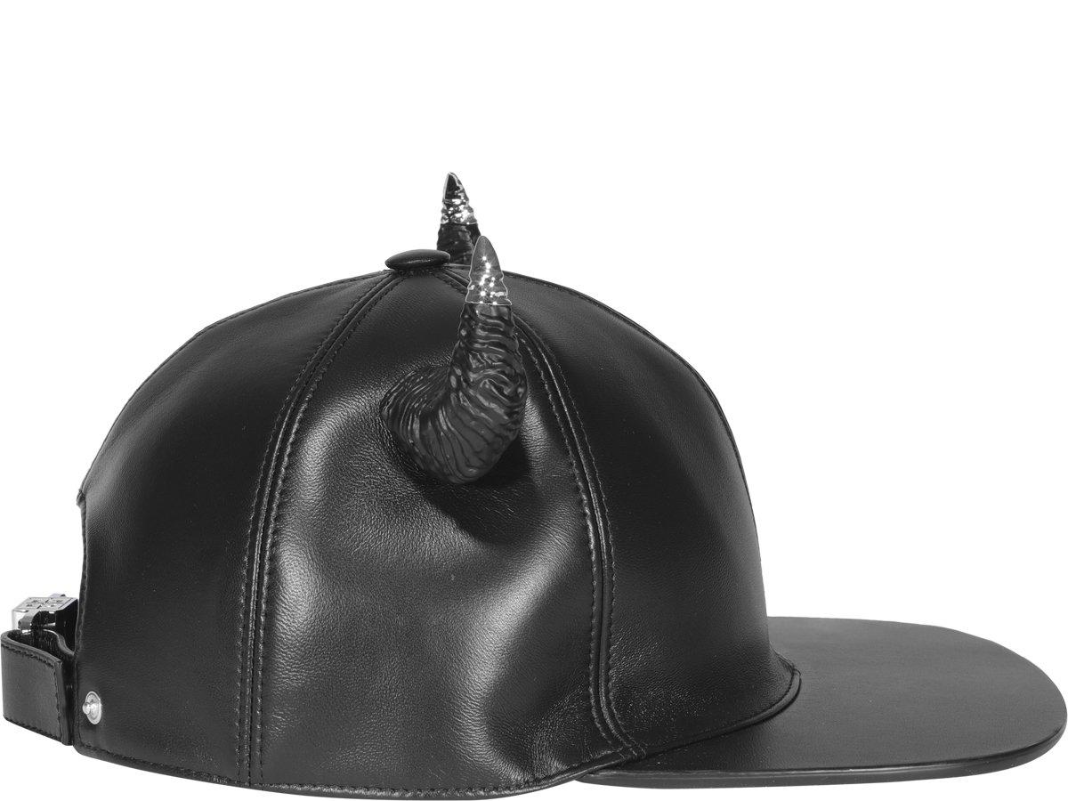 Givenchy Leather Horn Detailed Logo 