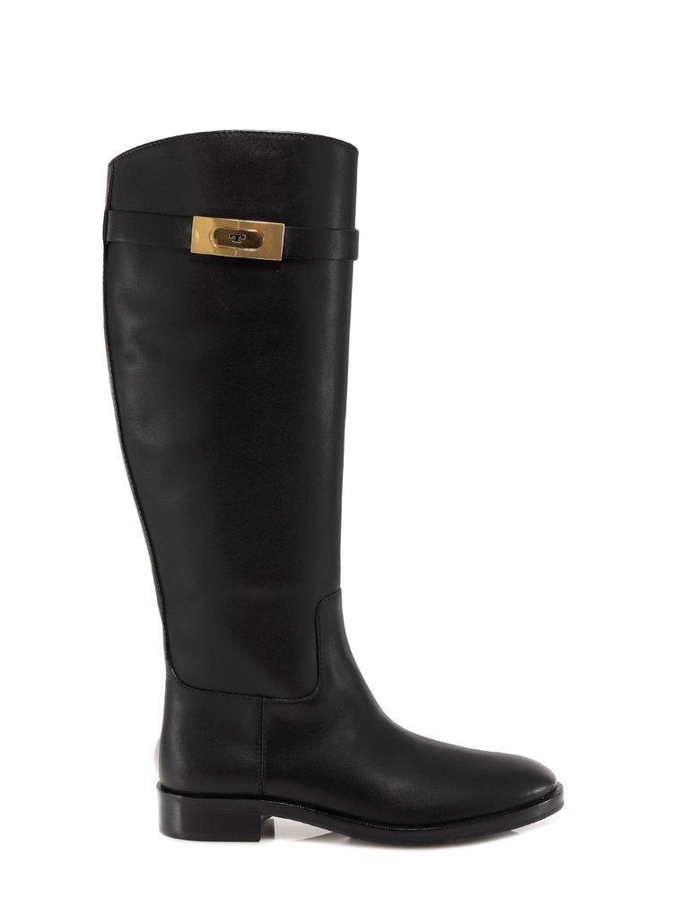 Tory burch cheap black tall boots