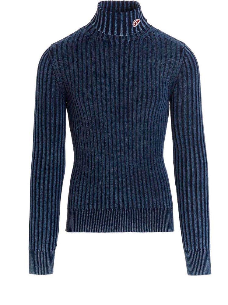 DIESEL Christopher Turtleneck Sweater in Blue for Men | Lyst