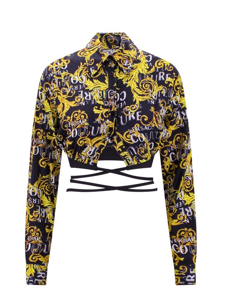 Versace baroque discount crop top