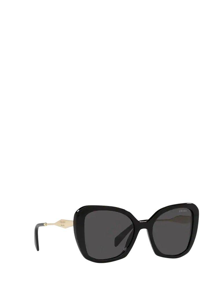 Prada Cat-eye Frame Sunglasses in Black | Lyst