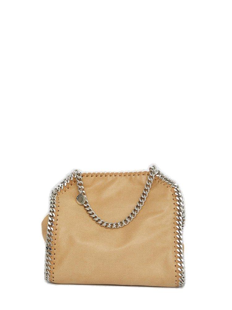 Stella McCartney Falabella Tiny Tote Bag in Natural | Lyst