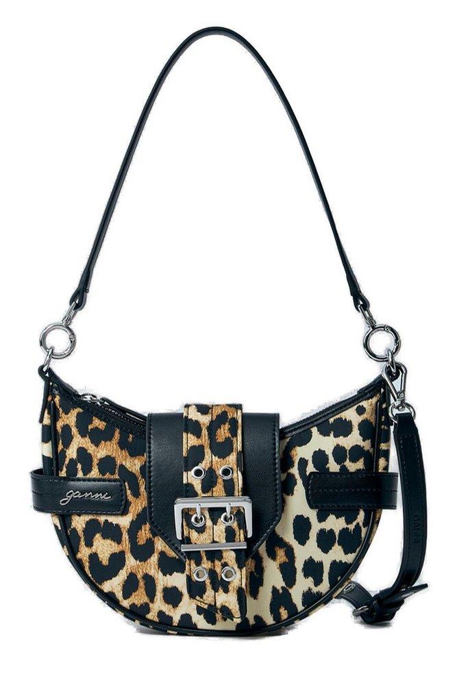 Bucky Small Crossbody - Ganni - Nylon - Leopard Bucky Small Crossbody - Ganni - Nylon - Leopard