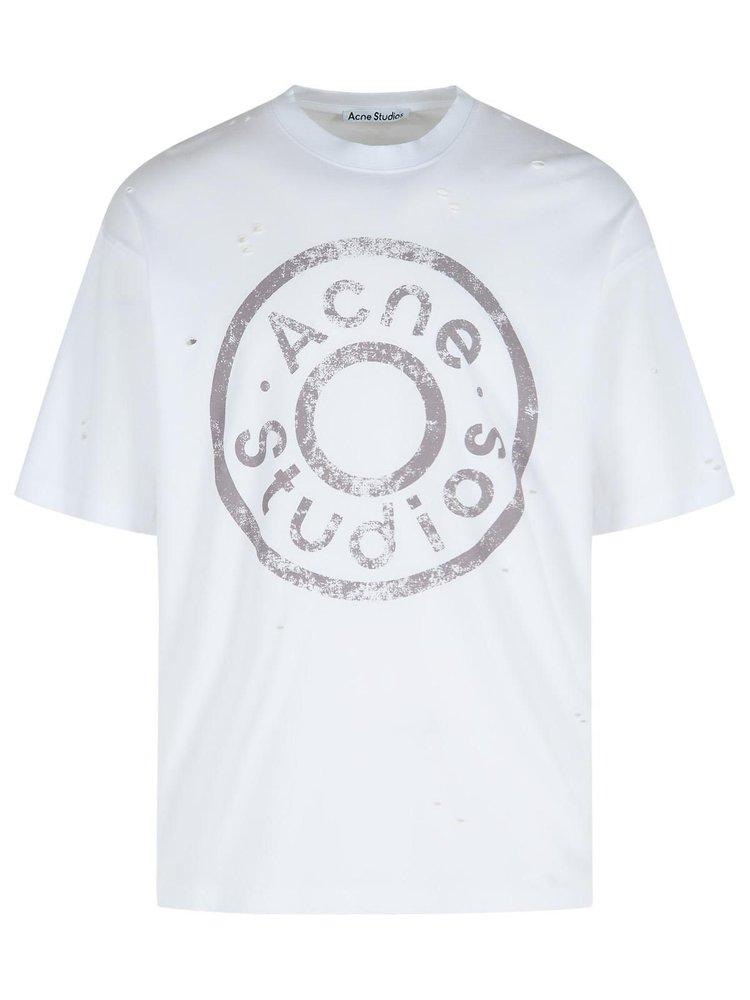 ★韓国の人気★【Acne Studios】★PRINT SHORT SLEEVE T SHIRT★ Acne Studios - Logo T-shirt | HBX - Globally Curated Fashion