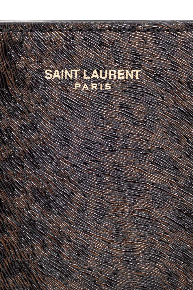 Black Leather passport holder Saint Laurent - Vitkac TW