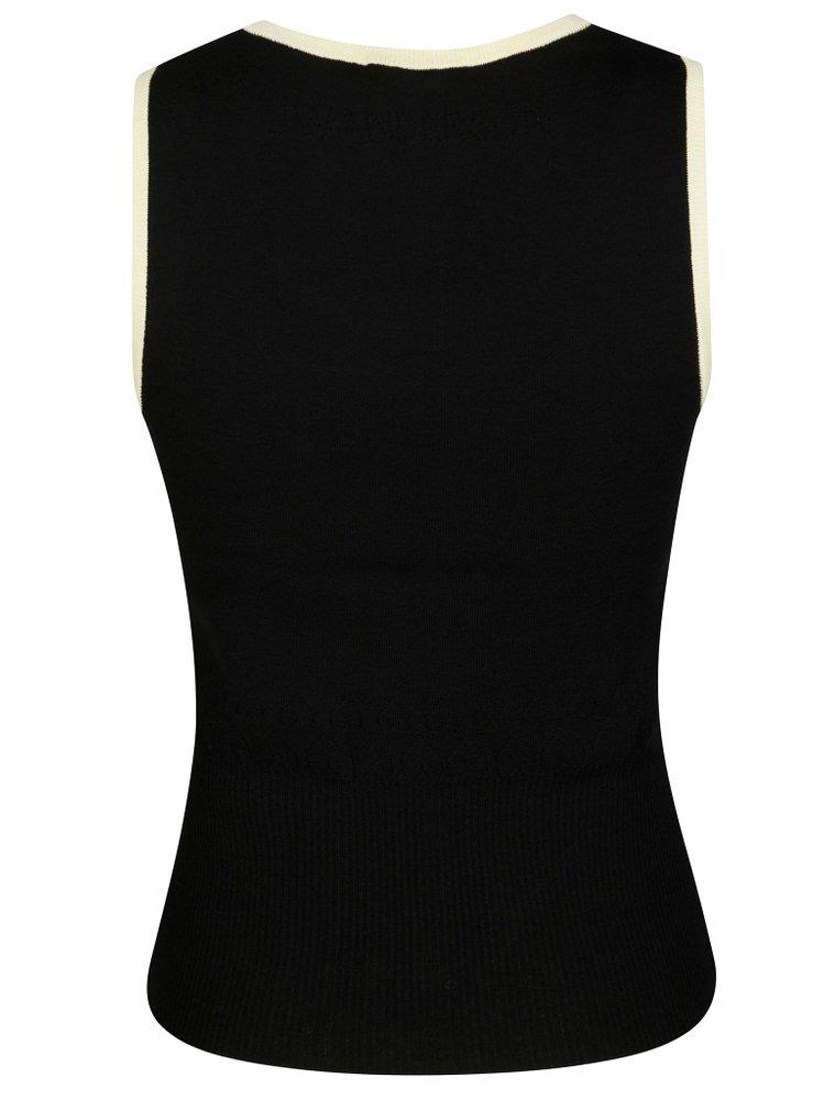 Tシャツ・カットソー JW ANDERSON Black Cotton Tank Top JW Anderson Sleeveless and tank tops for Women | Online Sale