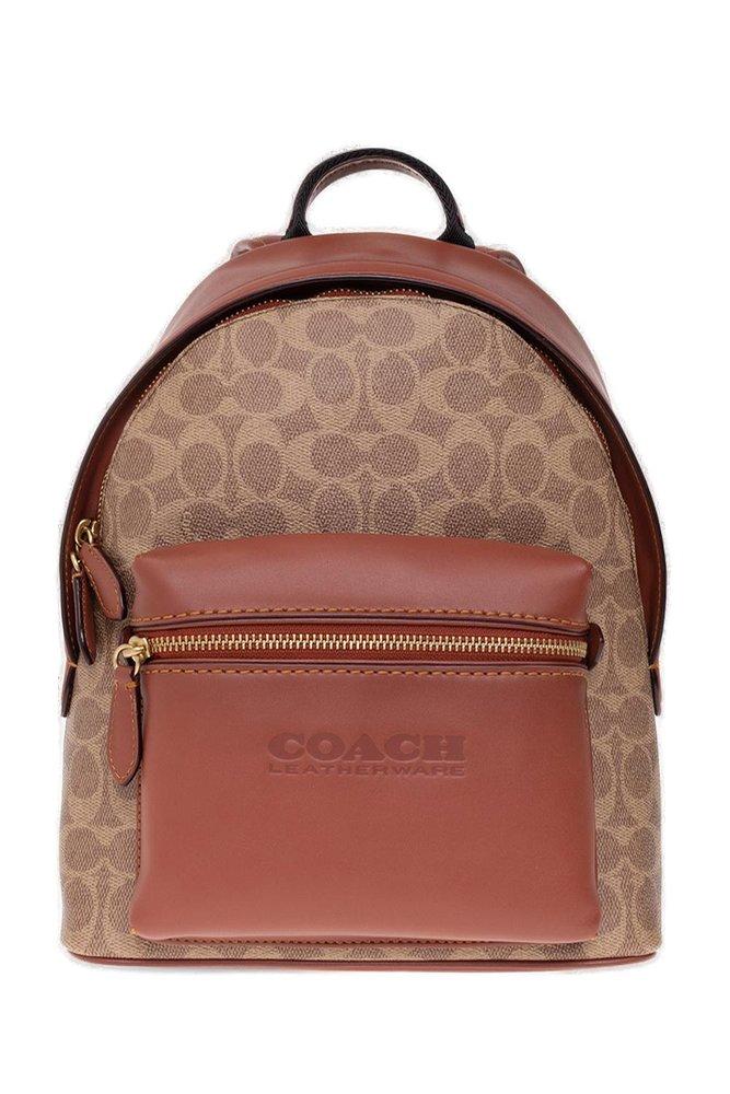 COACH 'charter' Backpack With Logo in Brown for Men Lyst