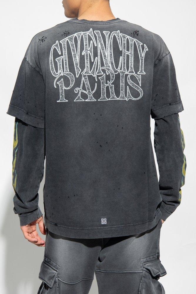 givenchy-Black-Logo-Printed-