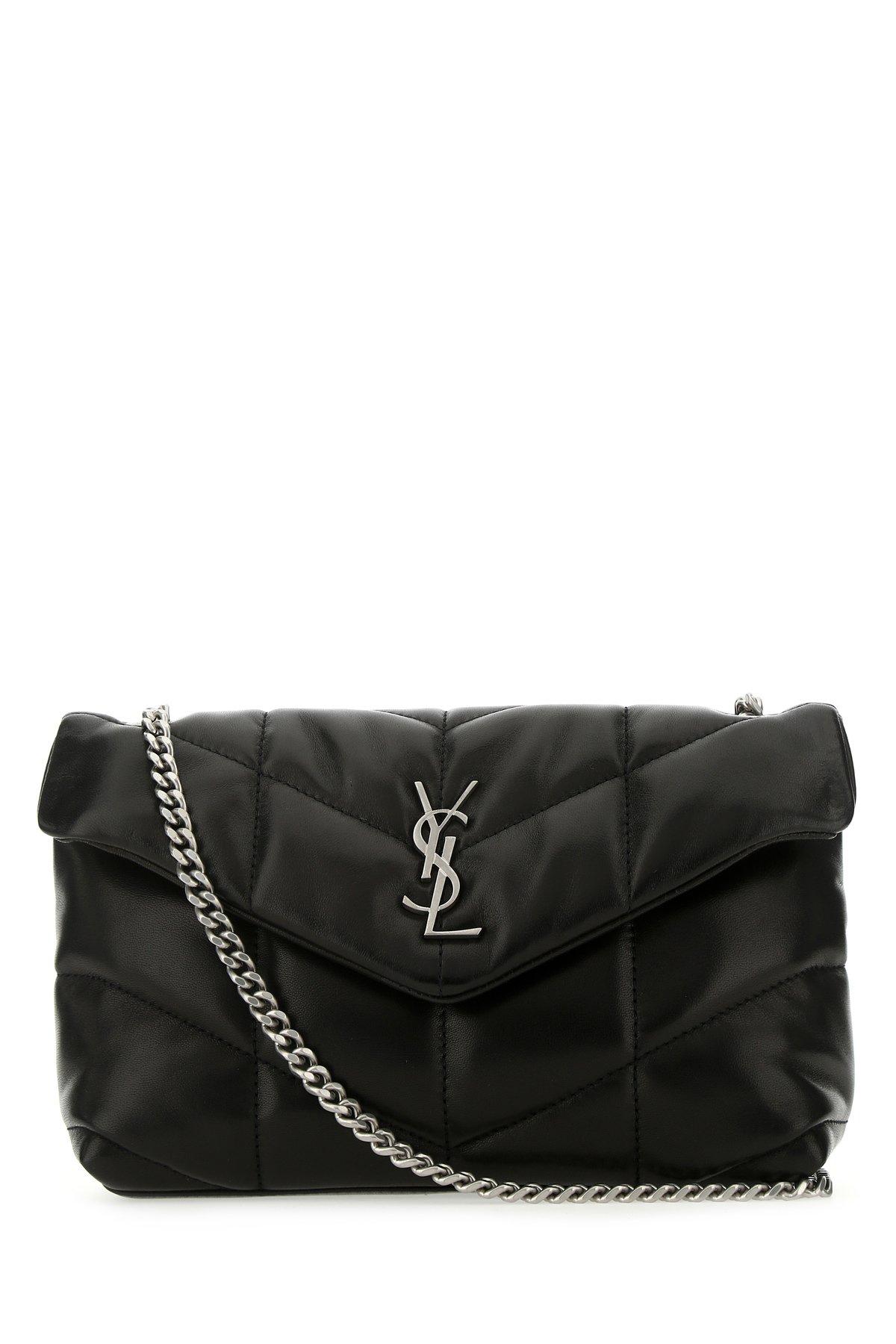 loulou small matelasse calfskin flap bolsa