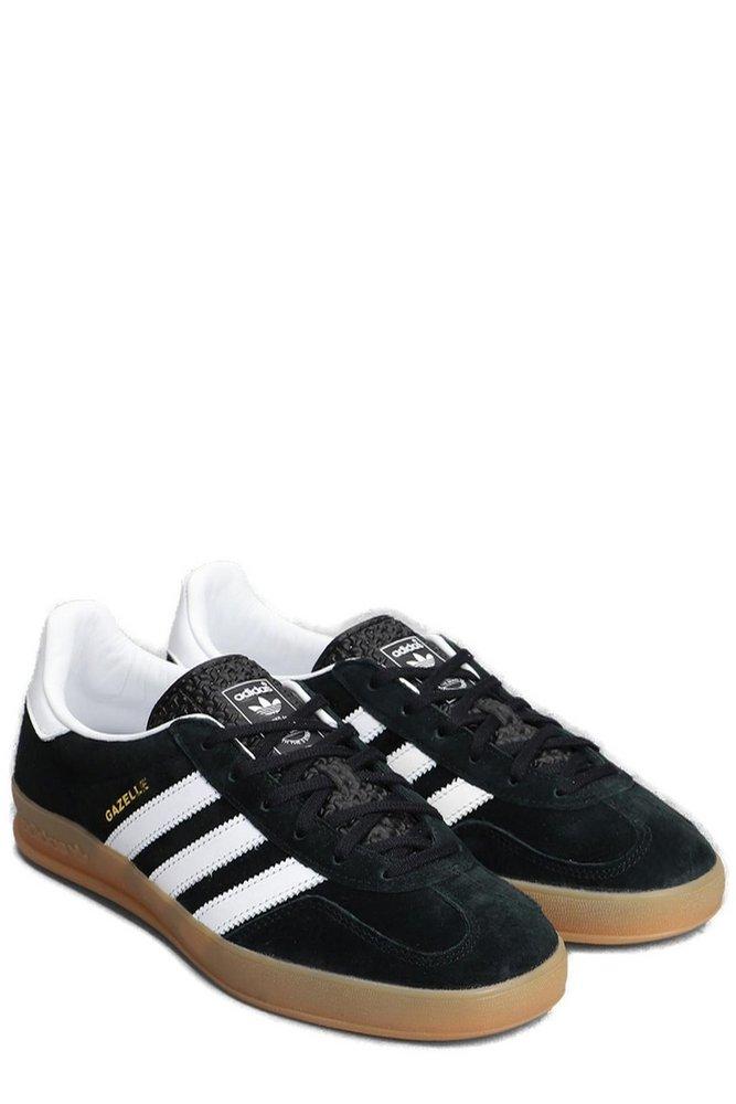 Black adidas gazelle gum sole hotsell
