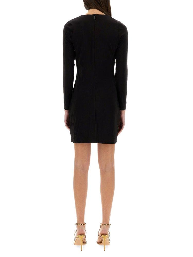 ワンピース Michael Kors FW25 Black jersey dress (MT5831SH6J BLACK) Black jersey dress – G&B