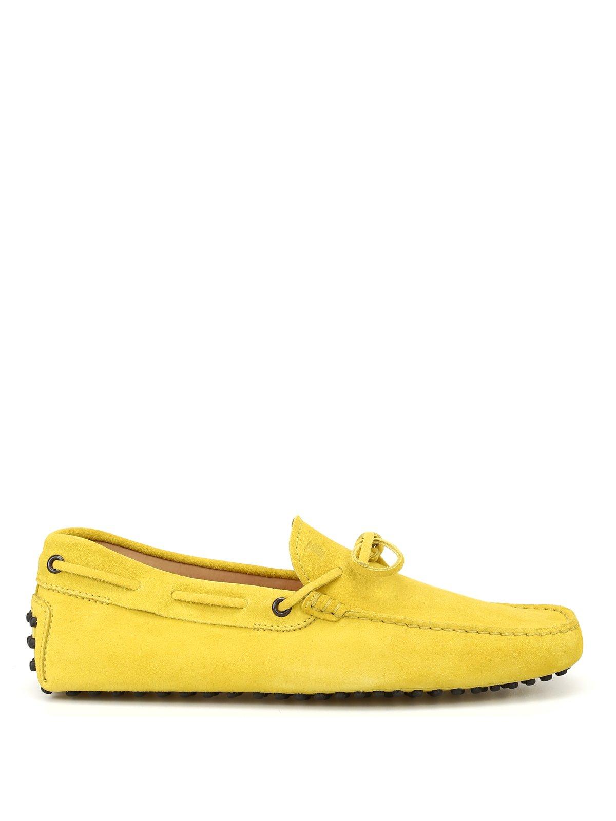 Tod's Suede Loafers in Yellow for Men - Save 2% - Lyst