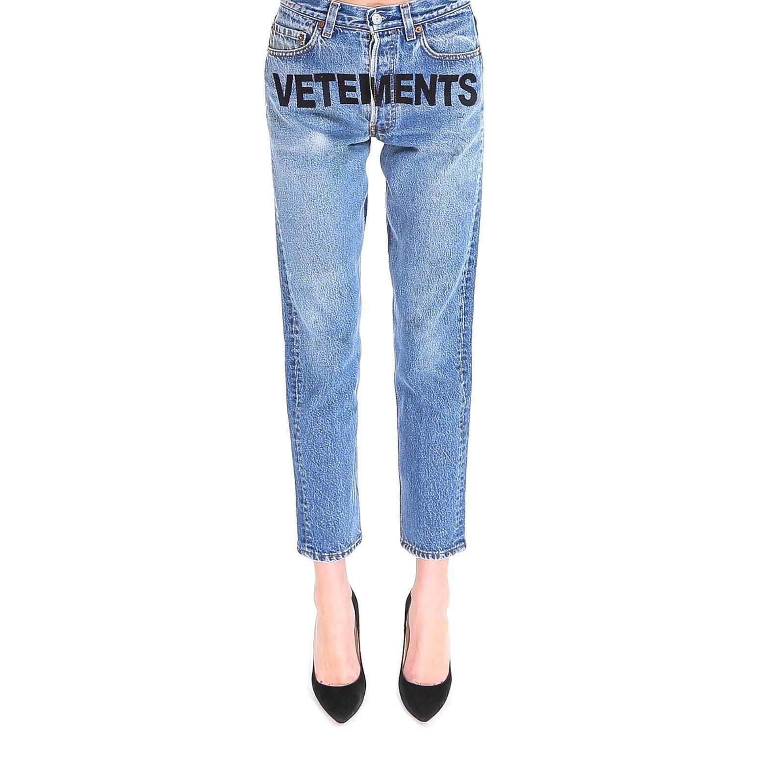 vetements jeans logo