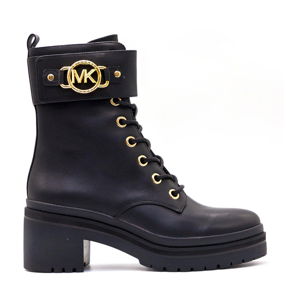 Michael Kors Rory Combat Boots in Black | Lyst