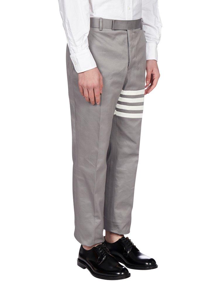 Thom Browne Gray 4-Bar Trousers