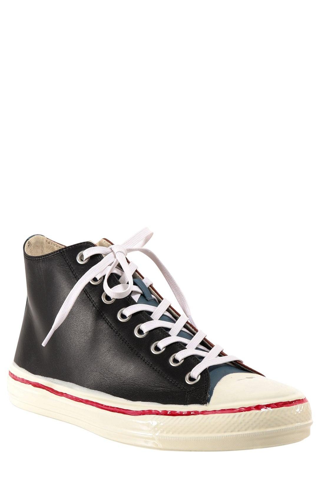Marni Leather Gooey High-top Sneakers for Men - Lyst