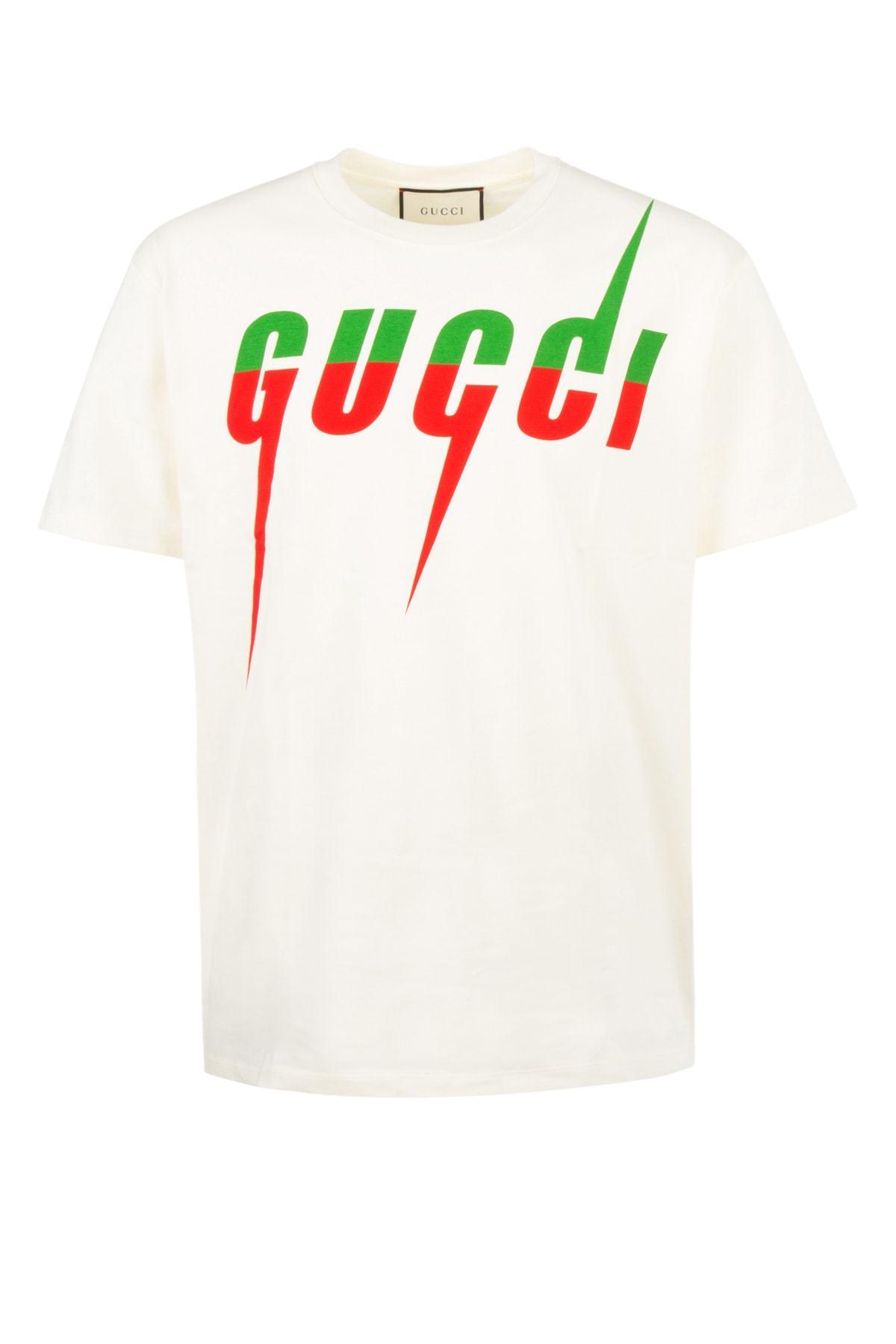 Gucci T-shirt With Blade Print in White for Men - Save 36% - Lyst
