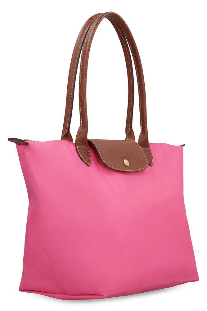 Longchamp Le Pliage Large Bag in Pink | Lyst