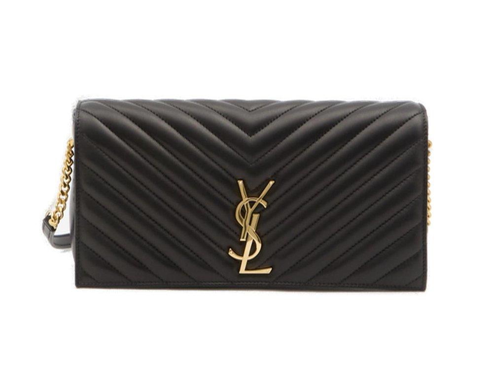Saint Laurent Kate 99 Quilted Shoulder Bag in Black | Lyst