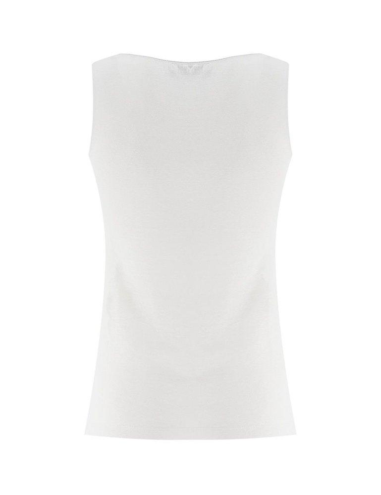 LE TRICOT PERUGIA 売れ筋商品|||ル トリコット ペルージャ Tシャツ トップス レディース Tank tops Grey Le Tricot Perugia Sleeveless and tank tops for Women