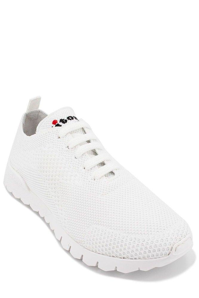 スニーカー KITON Women Sneakers DSSFITSN008090105E N0080901 WHITE Women's white cotton mesh sneakers | Kiton