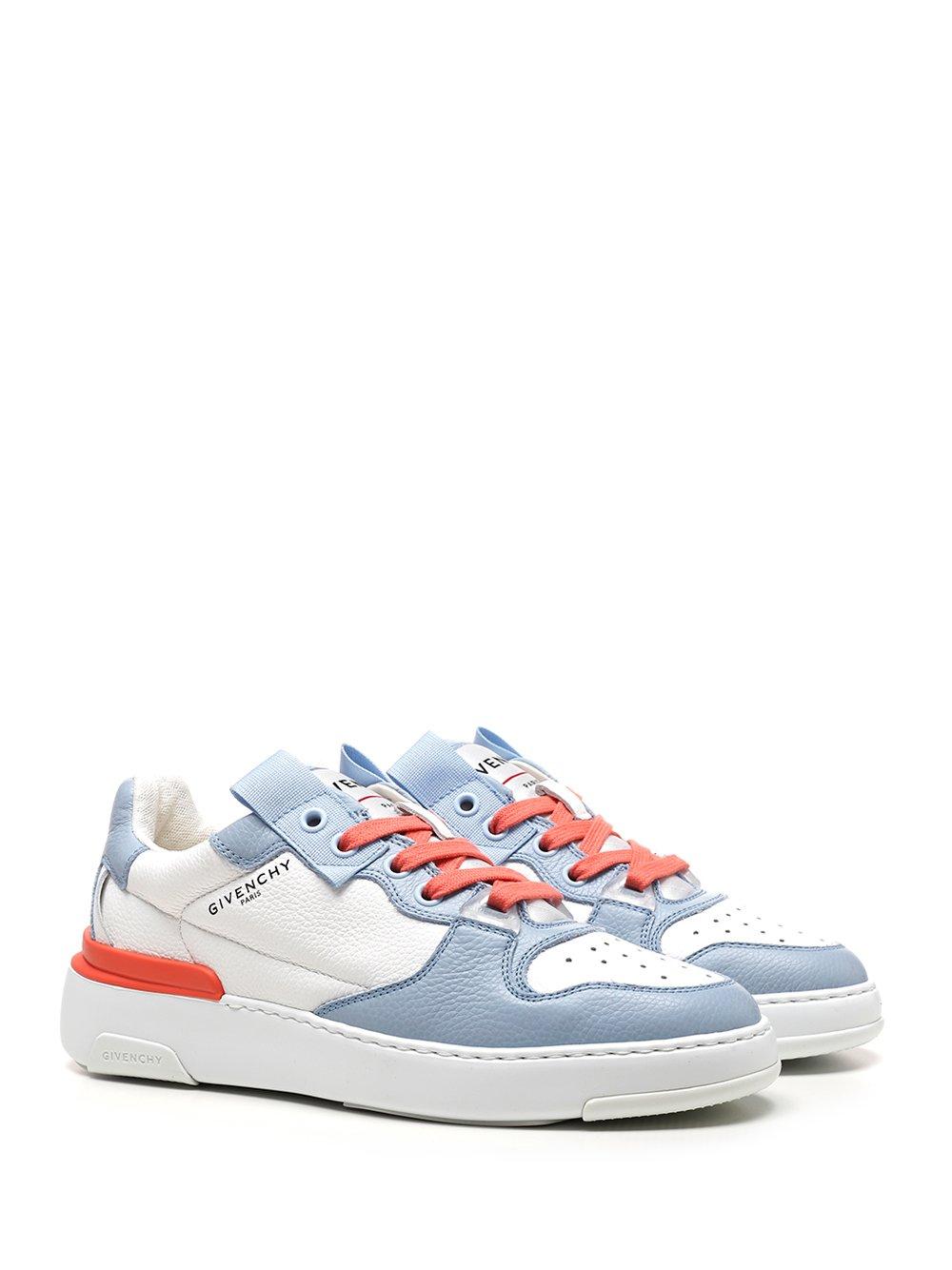 Givenchy Wing Low Three Tone Sneakers in Blue | Lyst