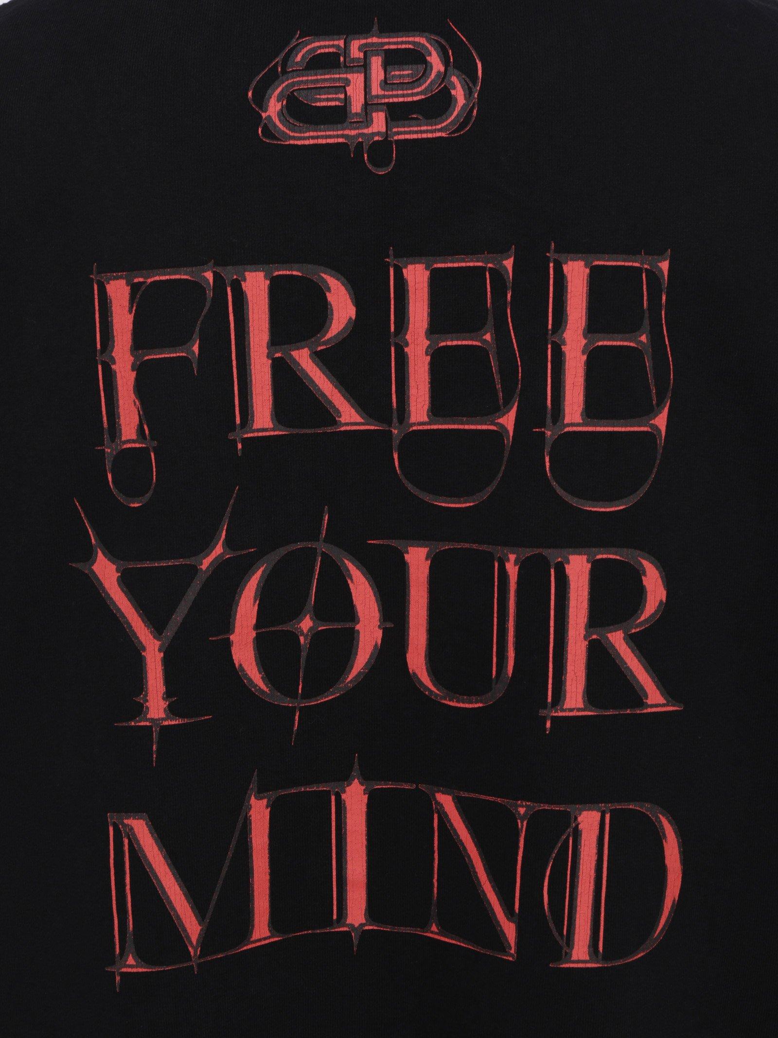 Balenciaga Free Your Mind T-shirt in Black for Men | Lyst
