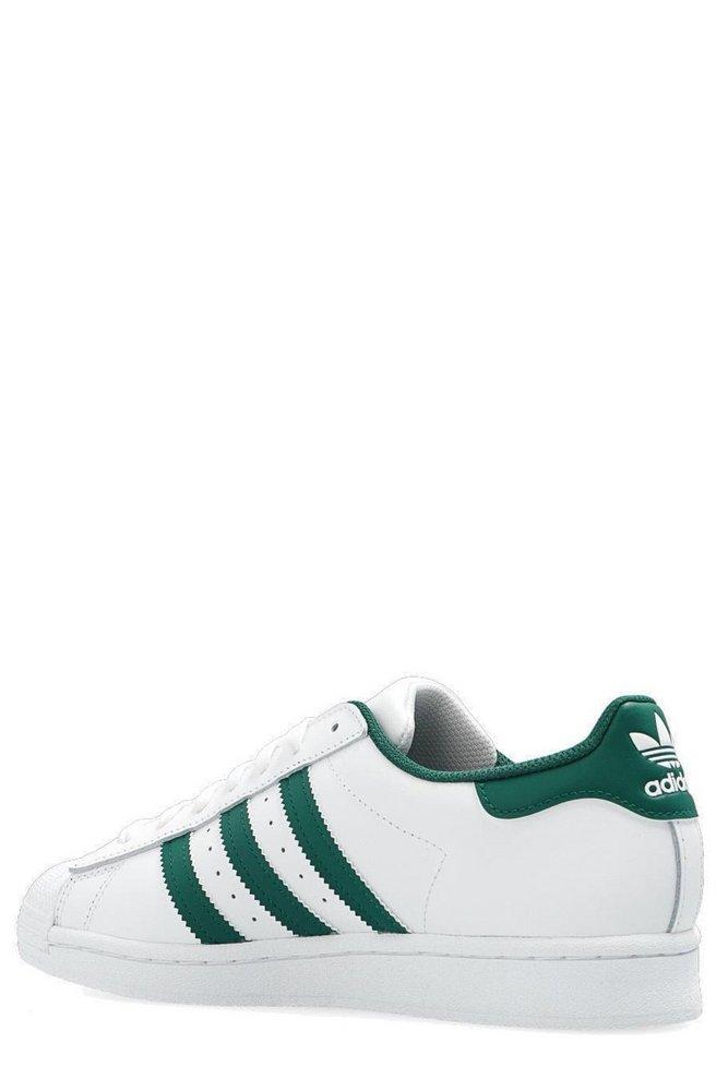 adidas Originals Superstar Lace-up Sneakers in Green for Men | Lyst