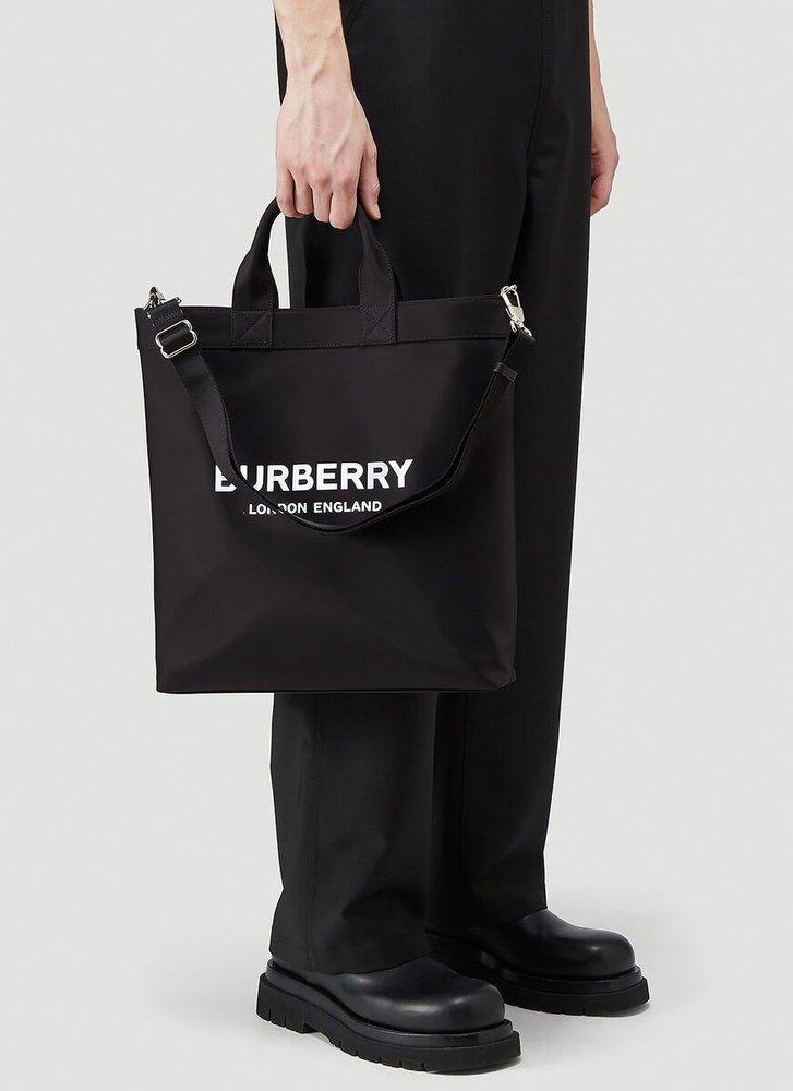 Burberry Men's Logo-embellished Tote Bag