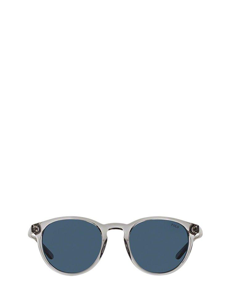 Polo Ralph Lauren Round Frame Sunglasses in Blue Lyst