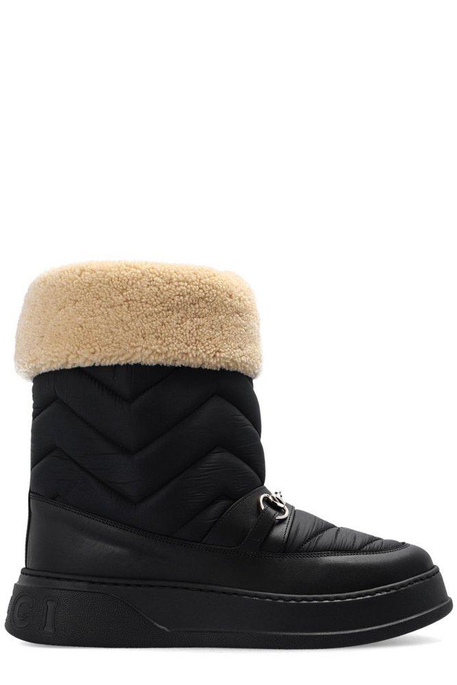 Gucci Quilted Snow Boots in Black for Men Lyst