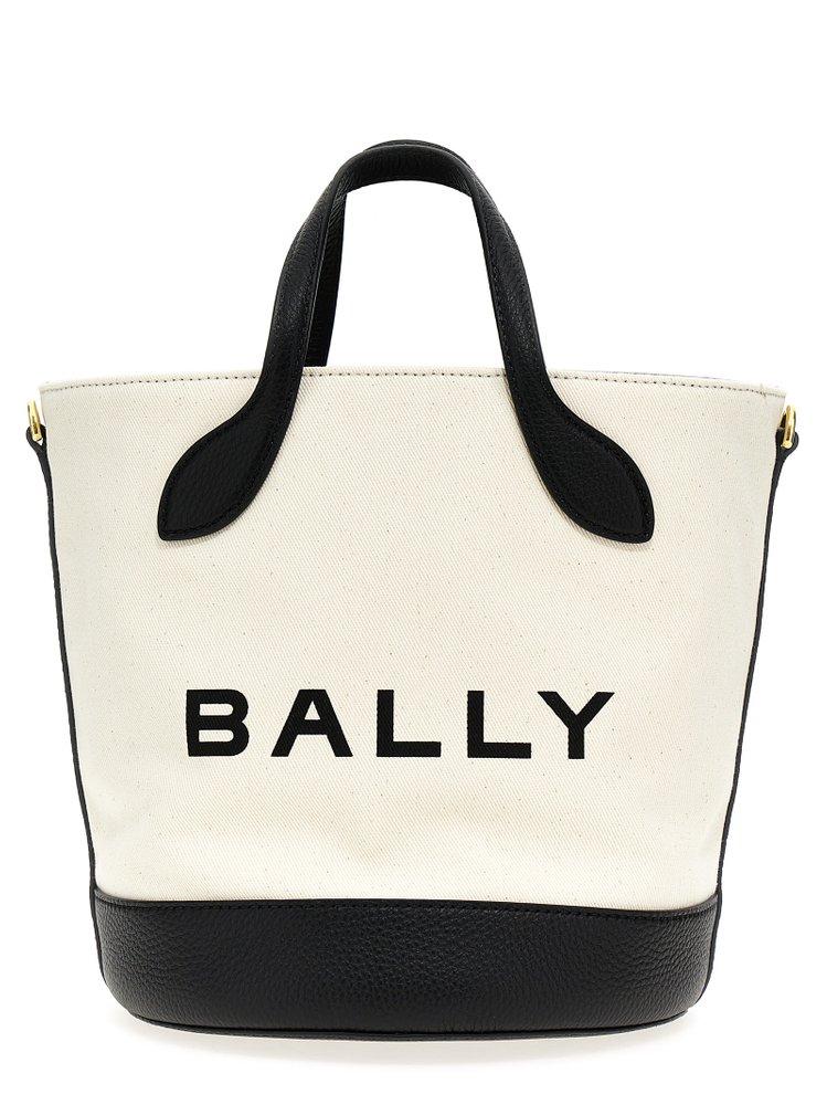 Bally Bar Hand Bags White/black in Natural Lyst