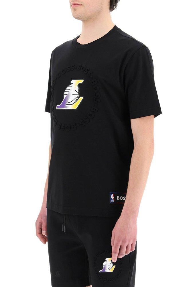 boss embossed t shirt