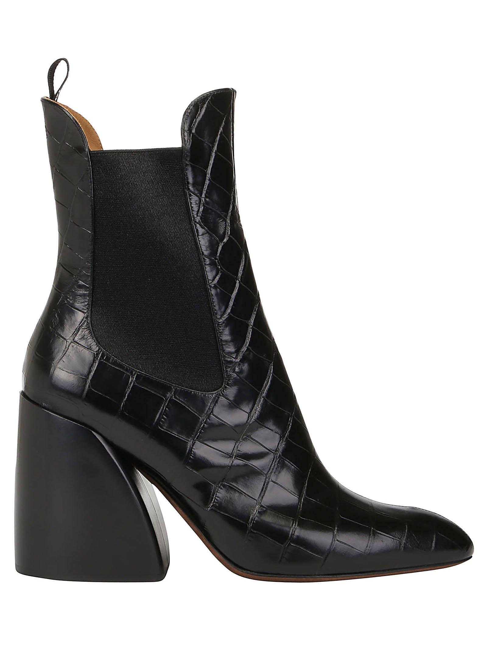 chloe boots black