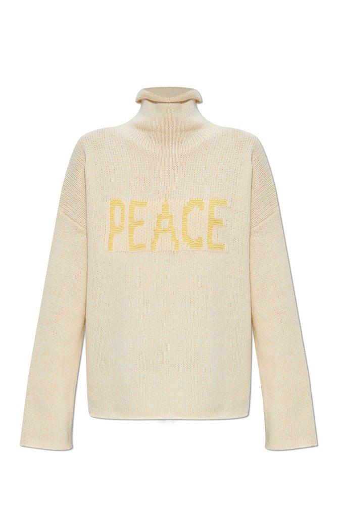 Zadig Voltaire Oversized Wool Turtleneck Sweater in Natural Lyst UK