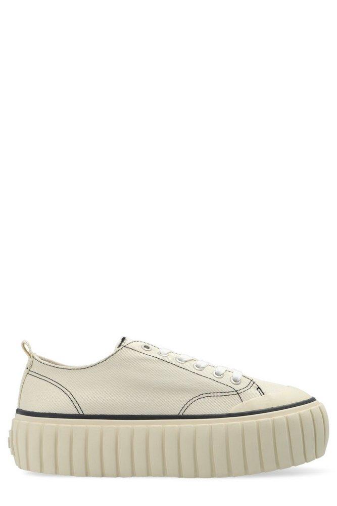 DIESEL S-hanami Low W Platform Sneakers in White | Lyst