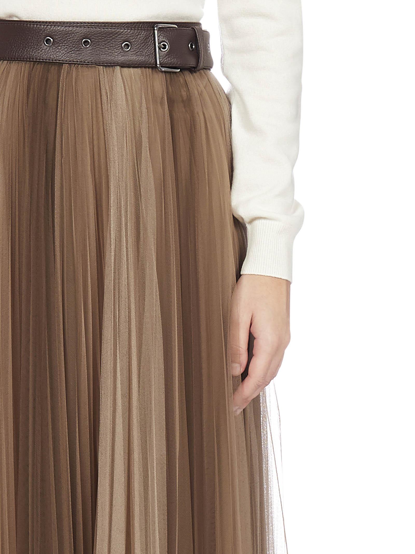 brunello cucinelli tulle skirt