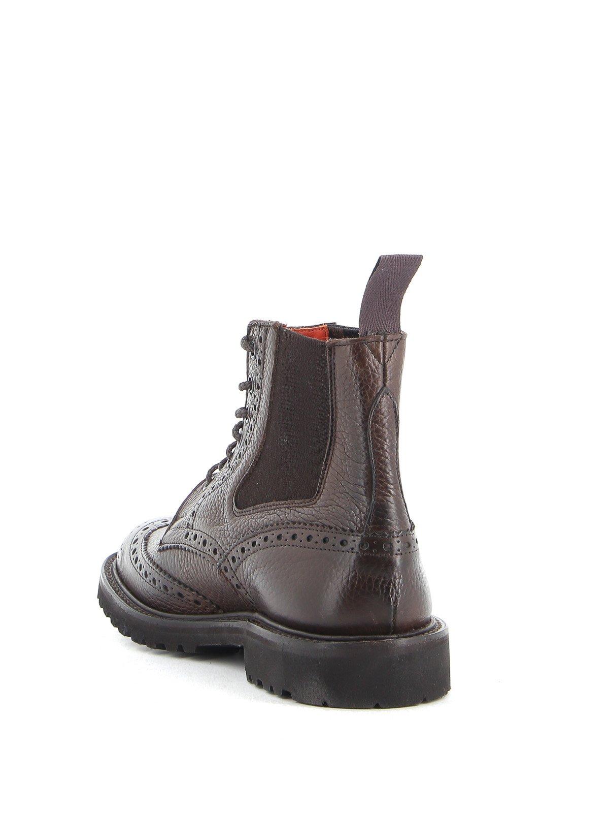 brogue motorcycle boots