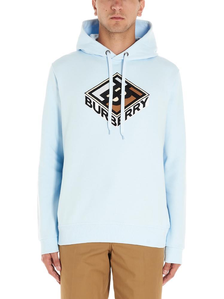 baby blue burberry hoodie