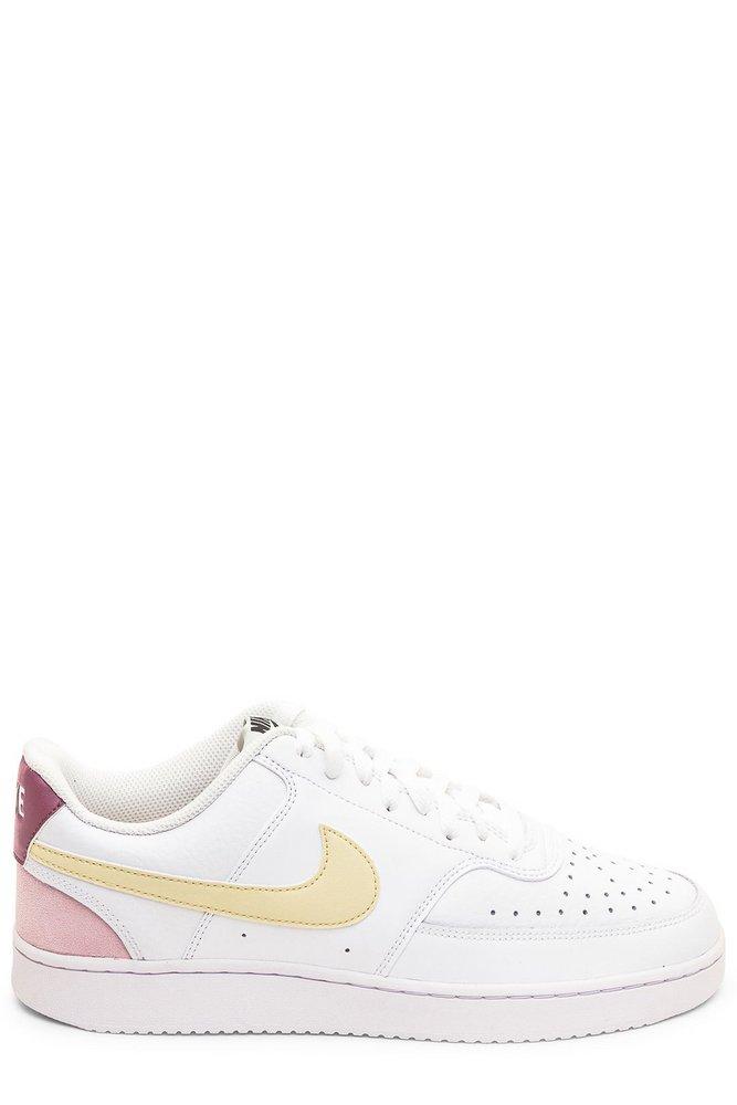 Nike Court Vision Low Top Sneakers in White | Lyst
