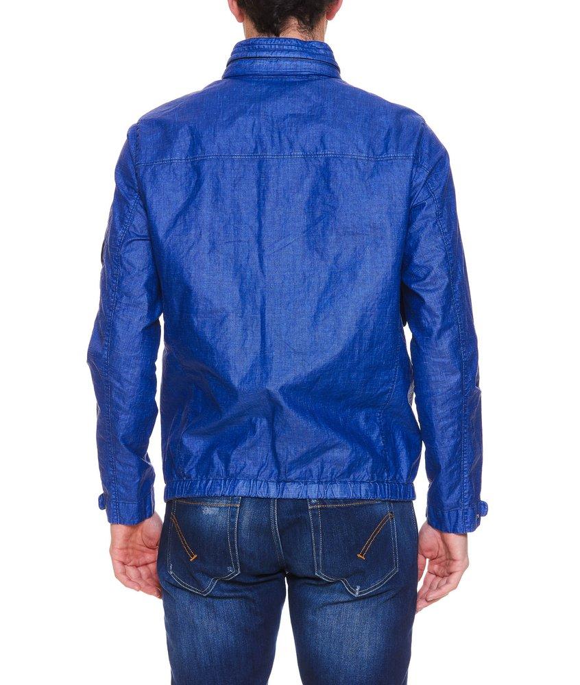 C.P. Company Lino Wax Medium Jacket in Blue for Men | Lyst
