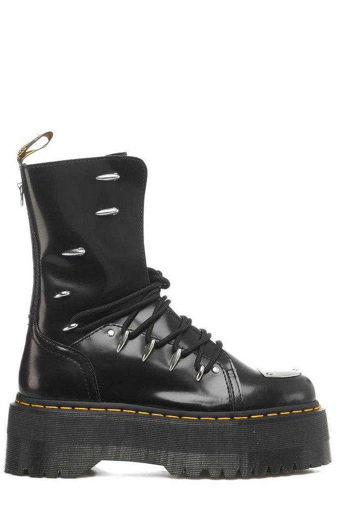 Dr. Martens Jadon Hi Lace-up Boots in Black | Lyst