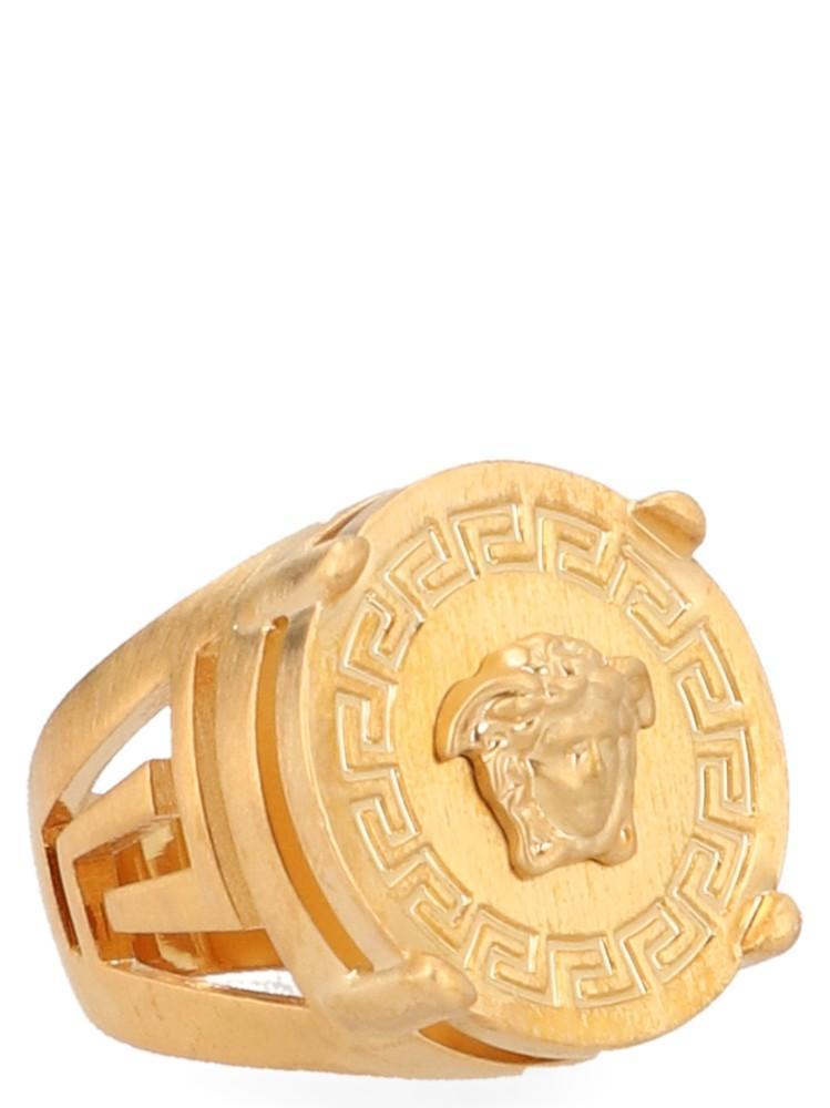 versace medusa ring men's