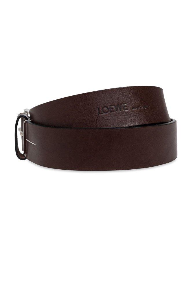 Loewe Leather Belt in Brown for Men | Lyst