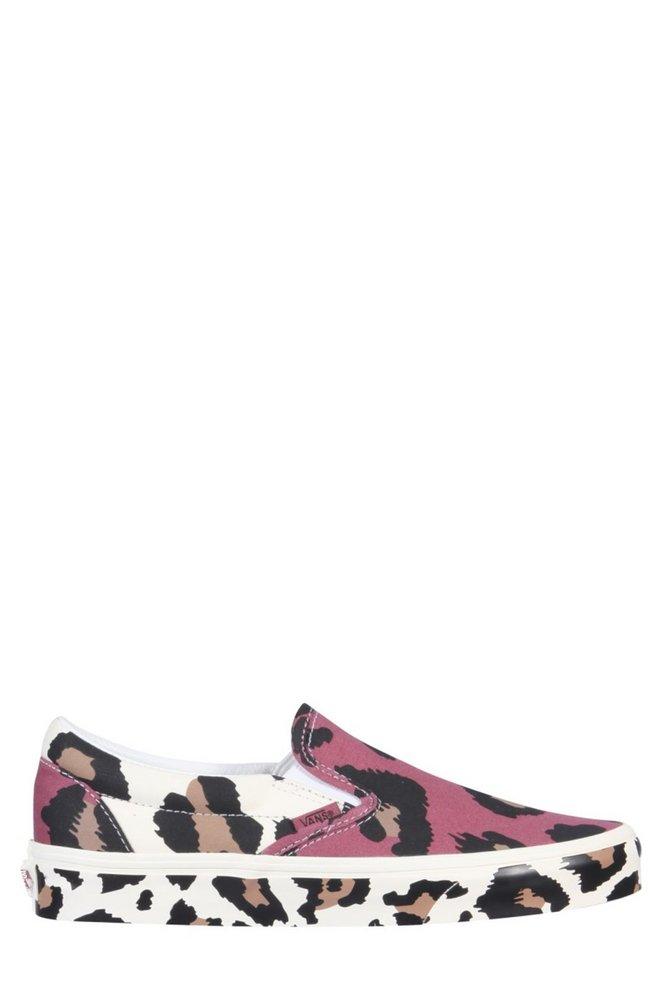 Vans Allover Leopard Printed Slip-on Sneakers for Men | Lyst
