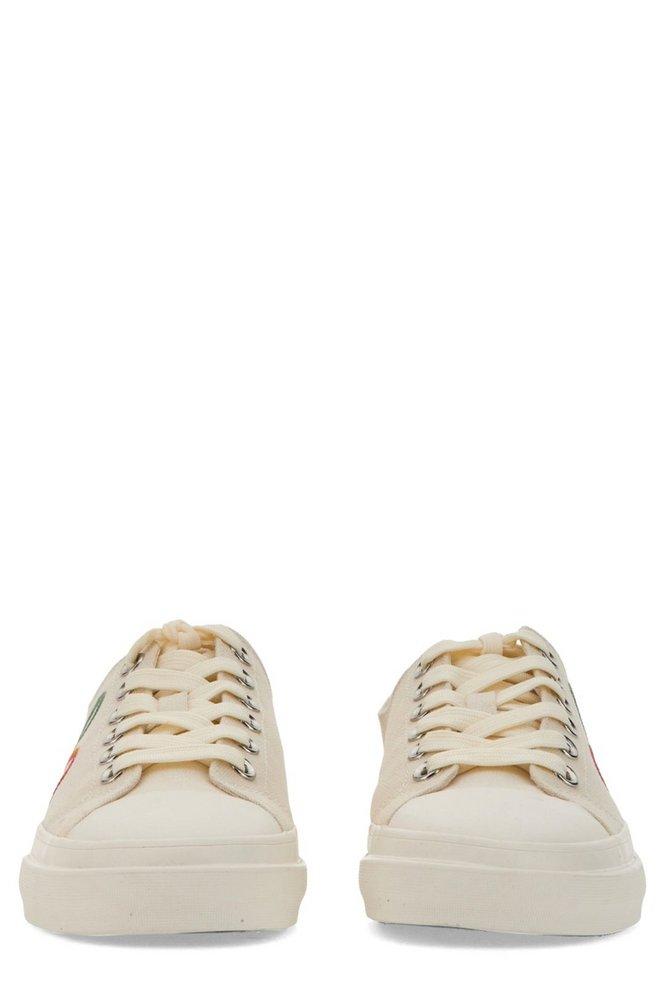 Paul Smith Swirl Heart Lace-up Sneakers in White | Lyst