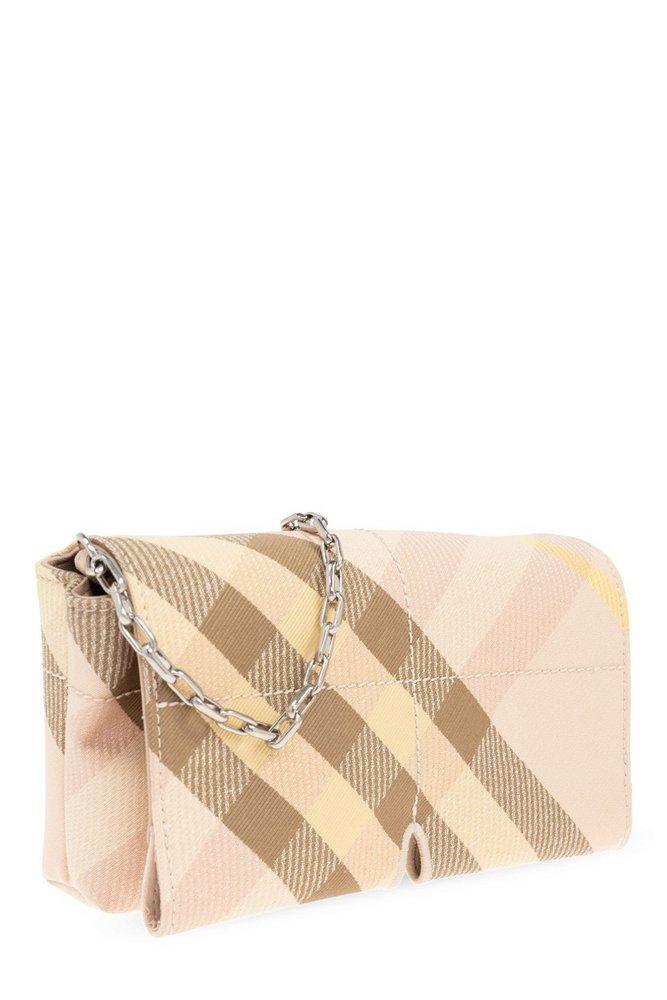 【BURBERRY】SNIP CLUTCH CHAIN BAG◆8095363159923 Burberry Snip Chain Clutch | Neutrals | FARFETCH