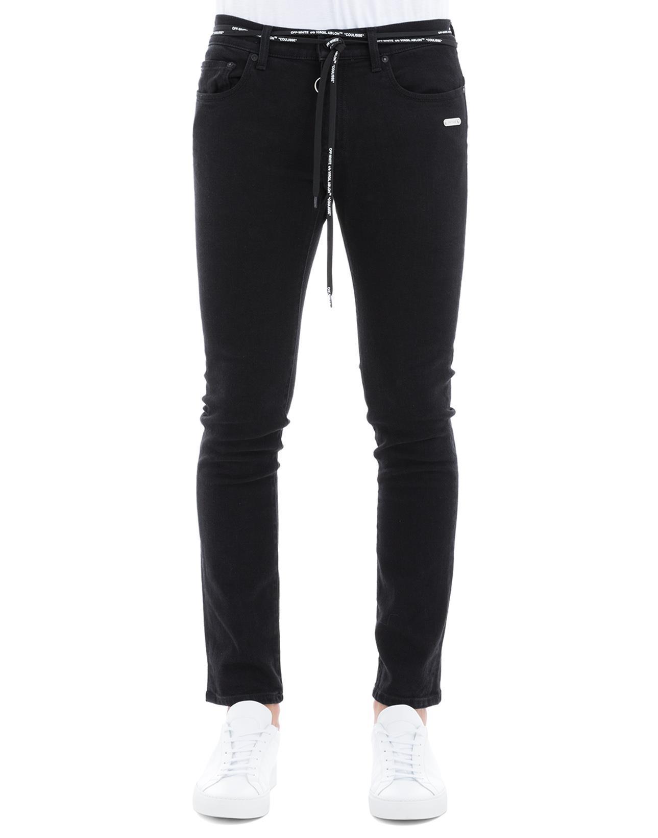 Off-White c/o Virgil Abloh Coulisse Jeans in Black for Men | Lyst